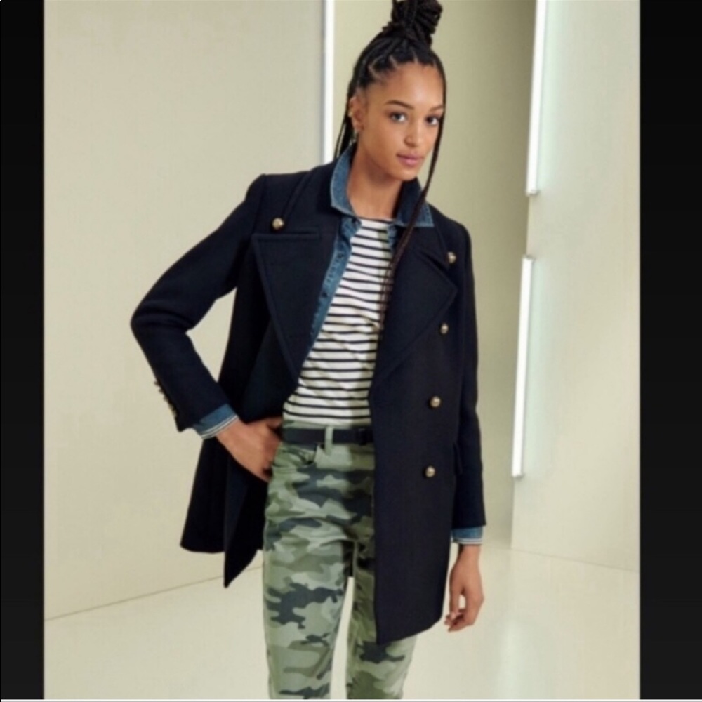 Nili Lotan army print jeans